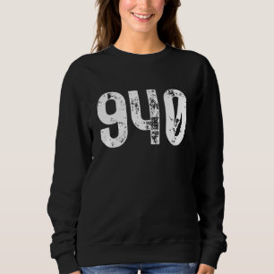 940 områdeskod Denton TX mobiltelefon områdeskod T Shirt
