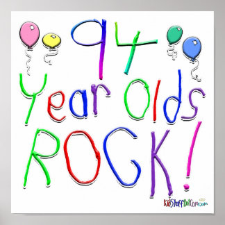 94 år gammal Sten! Poster