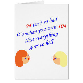 94 är inte så dåligan hälsningskort