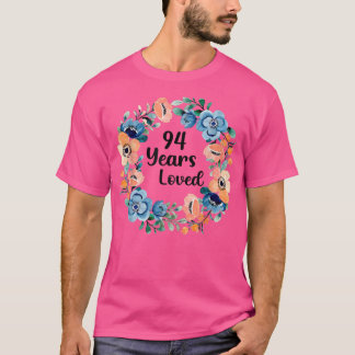 94 år utan Mamma mormor 94 år gammal 94:e födsel T Shirt