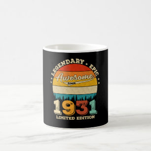 94-åriga dagars Retro-Fantastisk 94:e födelsedagsp Kaffemugg