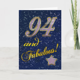 94-årsdagen för någon Fabulous Kort