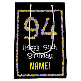 94:e födelsedagen: Blommigt Flowers Number, eget n