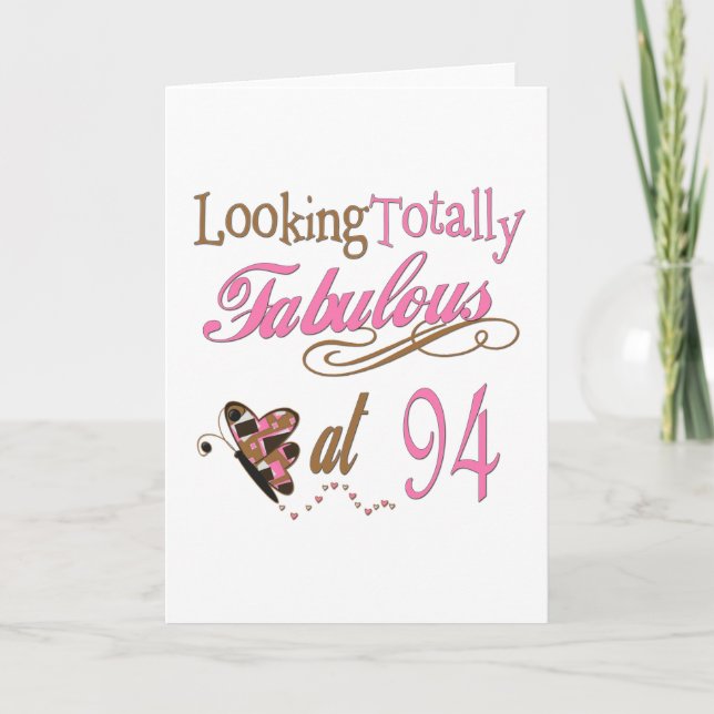 94:e födelsedagen kort (Framsida)