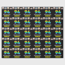 94:e födelsedagen: Regnbåge "94"; Anpassningsbar F