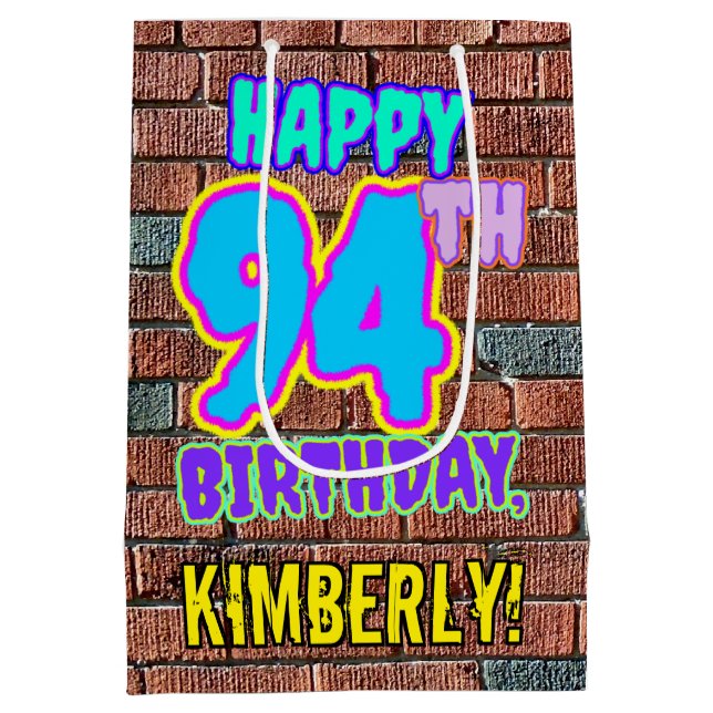 94:e födelsedagen: Roligt, Urban Graffiti Inspired (Baksidan)