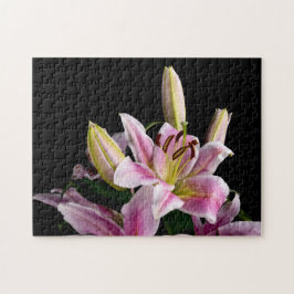 9544-Stargazer Lily Puzzle Pussel