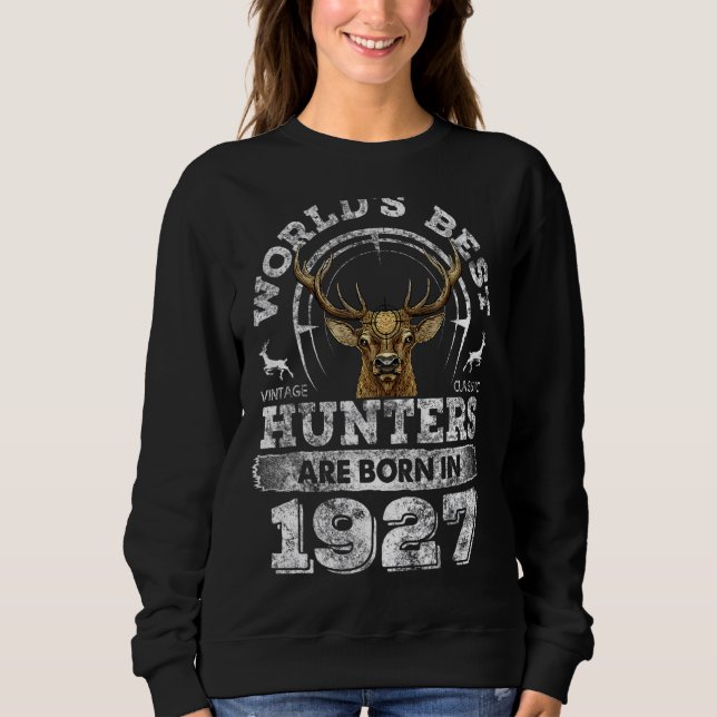 95 år gammal Hjort Hunter född 1927 95:e födelseda T Shirt (Framsida)