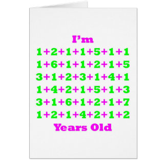 95 år gammal magenta Gr Hälsningskort