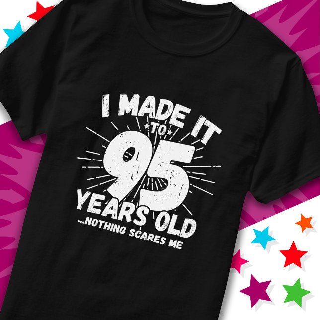 95 år gammalt sarkastiskt minne funny 95:e födelse t shirt (Skapare uppladdad)