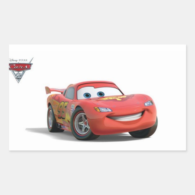 #95 Bilmärken Rektangulärt Klistermärke (Framsida)