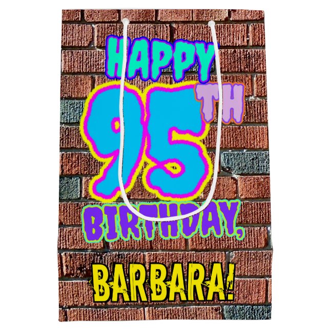 95:e födelsedagen: Roligt, Urban Graffiti Inspired (Baksidan)