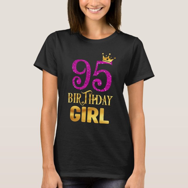 95:e födelsedagspressen, drottningprinsessan i 95  t shirt (Framsida)