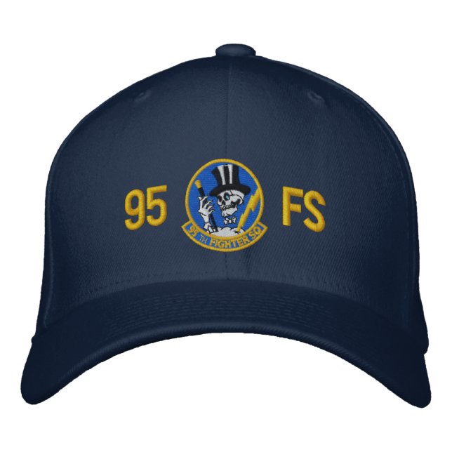 95 FS-ylleflex Fit Golf Hat Broderad Keps (Framsida)