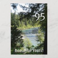 95 härliga år! - Födelsedag+Skogsmark sjö