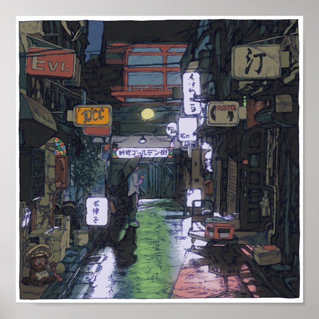 95:Shinjuku Golden Gai/Shinjuku Poster (Framsidan)