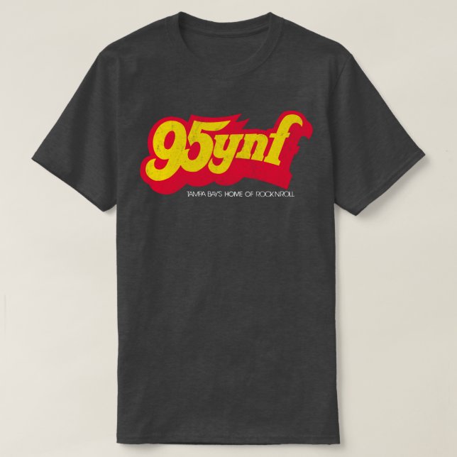 95 YNF Tampa Florida Radio T Shirt (Design framsida)