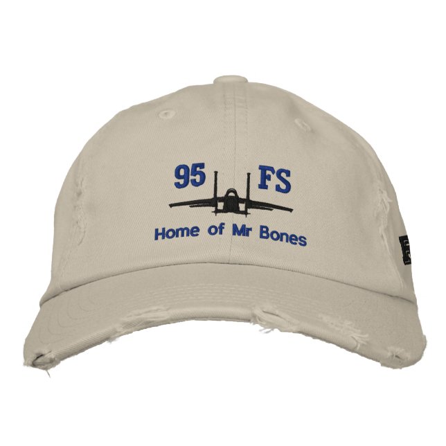 95FS F-15 Golf Hat Broderad Keps (Framsida)