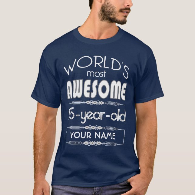 95th Bäst sagolik mörk för födelsedagvärldar - Tee Shirt (Framsida)
