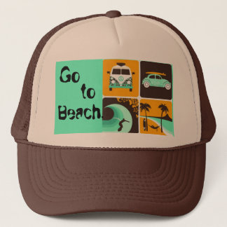 964206652, Go , to, Beach. Truckerkeps