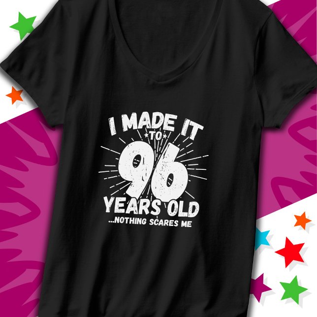 96-årig sarkastisk minnesdag 96:e födelsedagen t shirt (Skapare uppladdad)