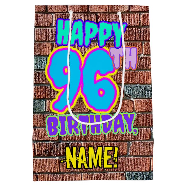96-årsdag: Roligt, Urbant Graffiti-inspirerat Utse (Baksidan)