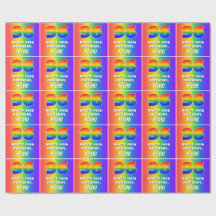 96:e födelsedag: färgfull, Roligt Rainbow Mönster