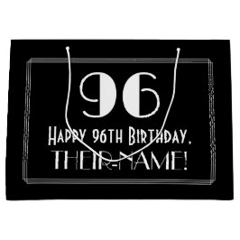 96:e födelsedagen: Art Deco Inspired Stil "96", Na