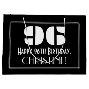 96:e födelsedagen ~ Art Deco Inspired Titta "96" +