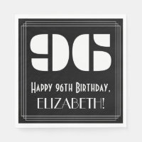 96:e födelsedagen: Art Deco Inspired Titta "96" + 