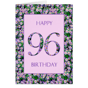 96:e Lilan Daisy Hälsningskort