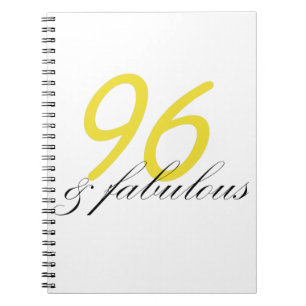 96 & Fabulous Anteckningsbok