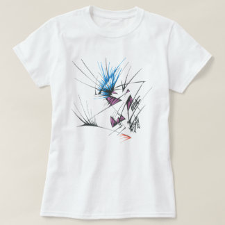 96 Färgglad Abstrakt Tribal Tatuering Konst T Shirt