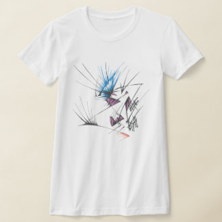 96 Färgglad Abstrakt Tribal Tatuering Konst T Shirt