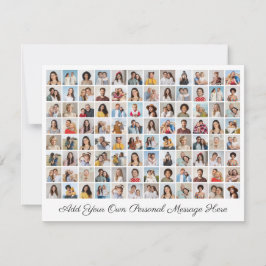 96 Fotokollage lägg till din egen Hälsning Julkort