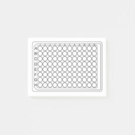 96-hålsplatsens layout post-it block