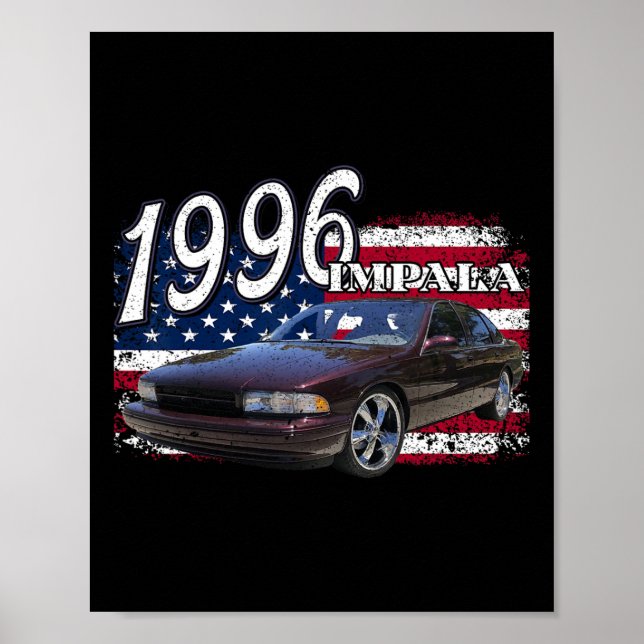 96 Impala Lowrider Ss 4:e juli Amerika Poster (Framsidan)