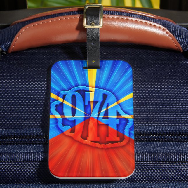 974 Ile de la Réunion Bagagebricka (Framsida Insitu 2)