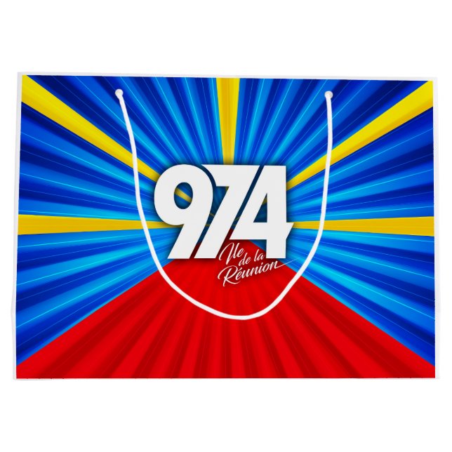 974 Ile de la Réunion - Drapeau réunionnais (Baksidan)
