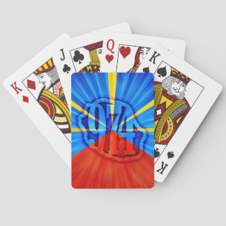 974 Ile de la Réunion - Drapeau réunionnais Casinokort
