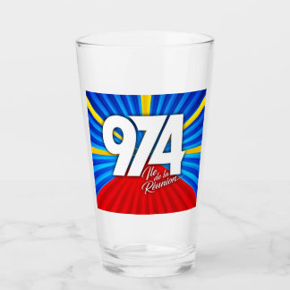 974 Ile de la Réunion - Drapeau réunionnais Glaskopp