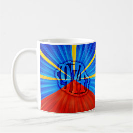 974 Ile de la Réunion - Drapeau réunionnais Kaffemugg