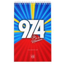 974 Ile de la Réunion Kalender
