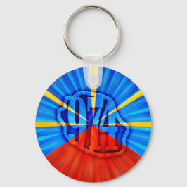 974 Ile de la Reunion Signature Maveli R zoom1 Nyckelring