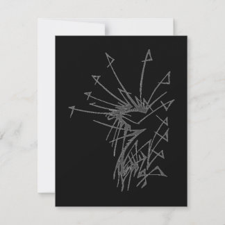 97 Abstrakt tribal tatuering konst Anteckningskort