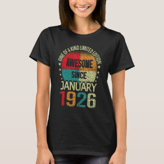 97 år Fantastisk sedan januari 1926 Vintage 97:e B T Shirt