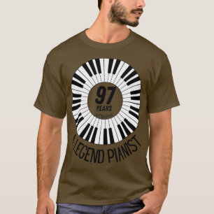 97 år som pianist för fantastisk (3) t shirt