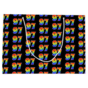 97:e födelsedag: Roligt Regnbågshändelse 97 Mönste