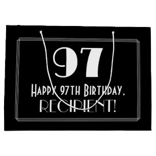 97:e födelsedagen: Art Deco Inspired Stil "97", Na