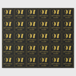 97:e födelsedagen ~ Art Deco Inspired Titta "97", Presentpapper